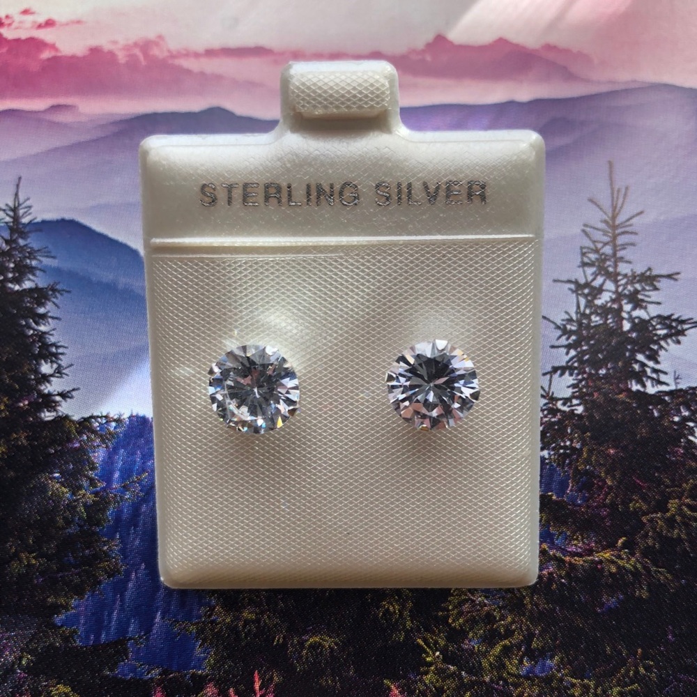 Stud Earrings - Sterling Silver